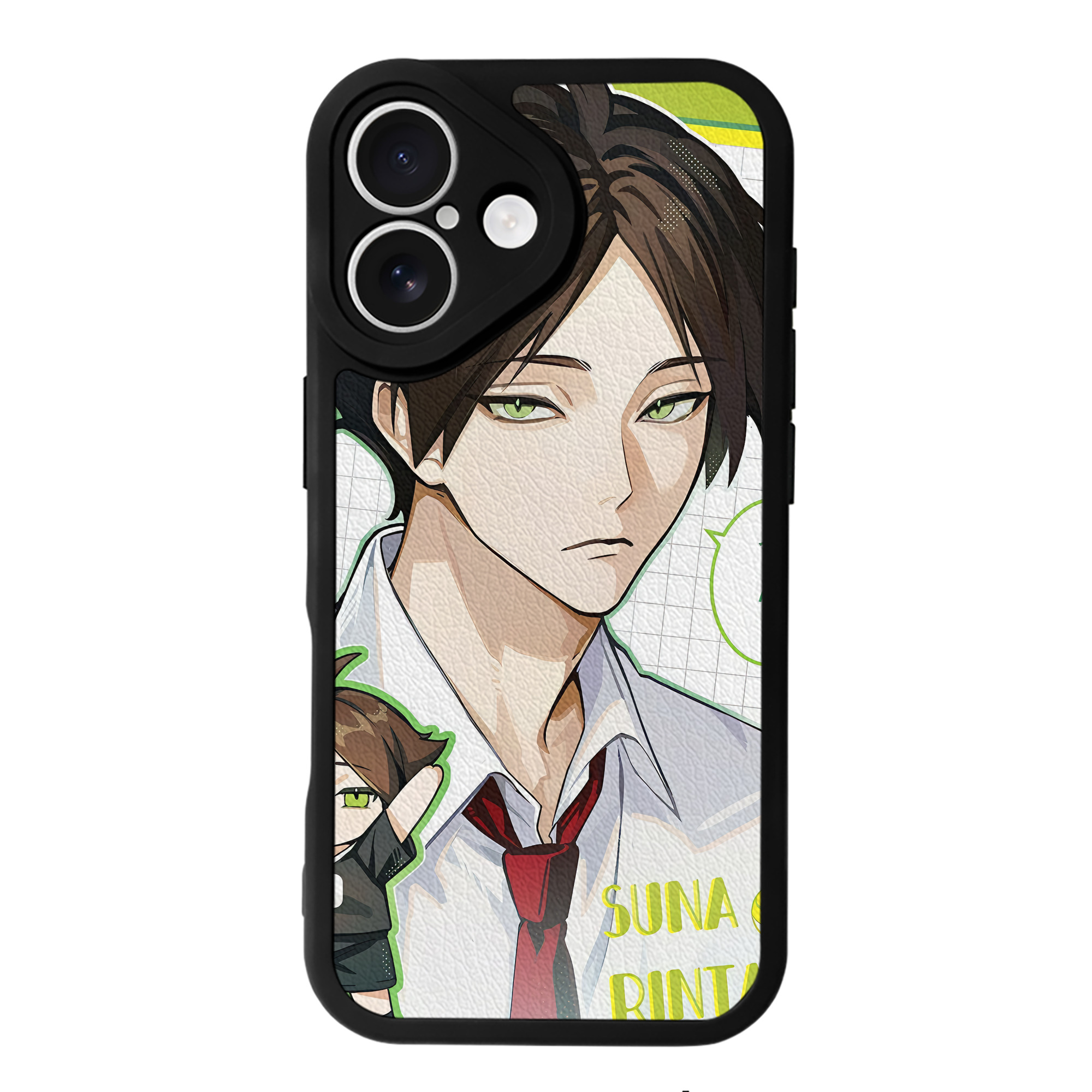 （画像用） ハイキュー!! Haikyu!! 【iPhone 16シリーズ対応】シリコンスマホケース（レザー調） 材質：シリコン